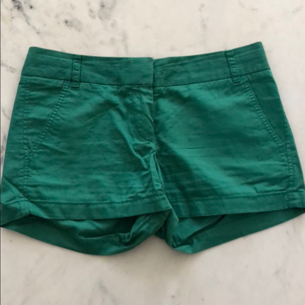 Teal JCrew Chino shorts